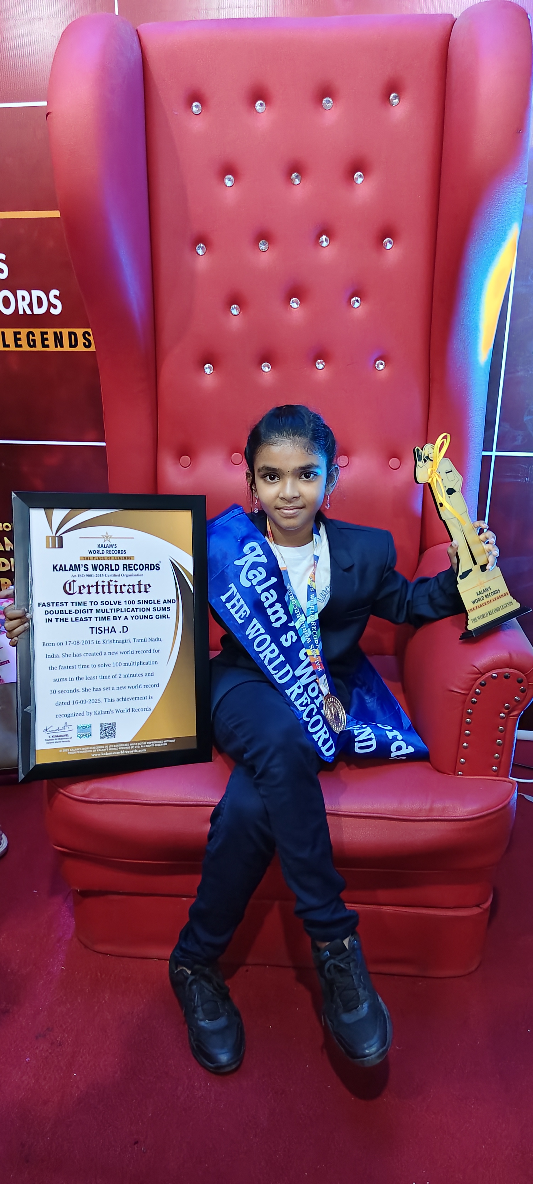 TISHA .D - World Record Holder